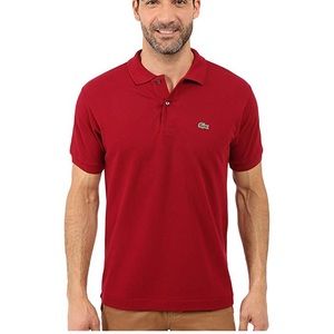 Men’s Red Lacoste Polo